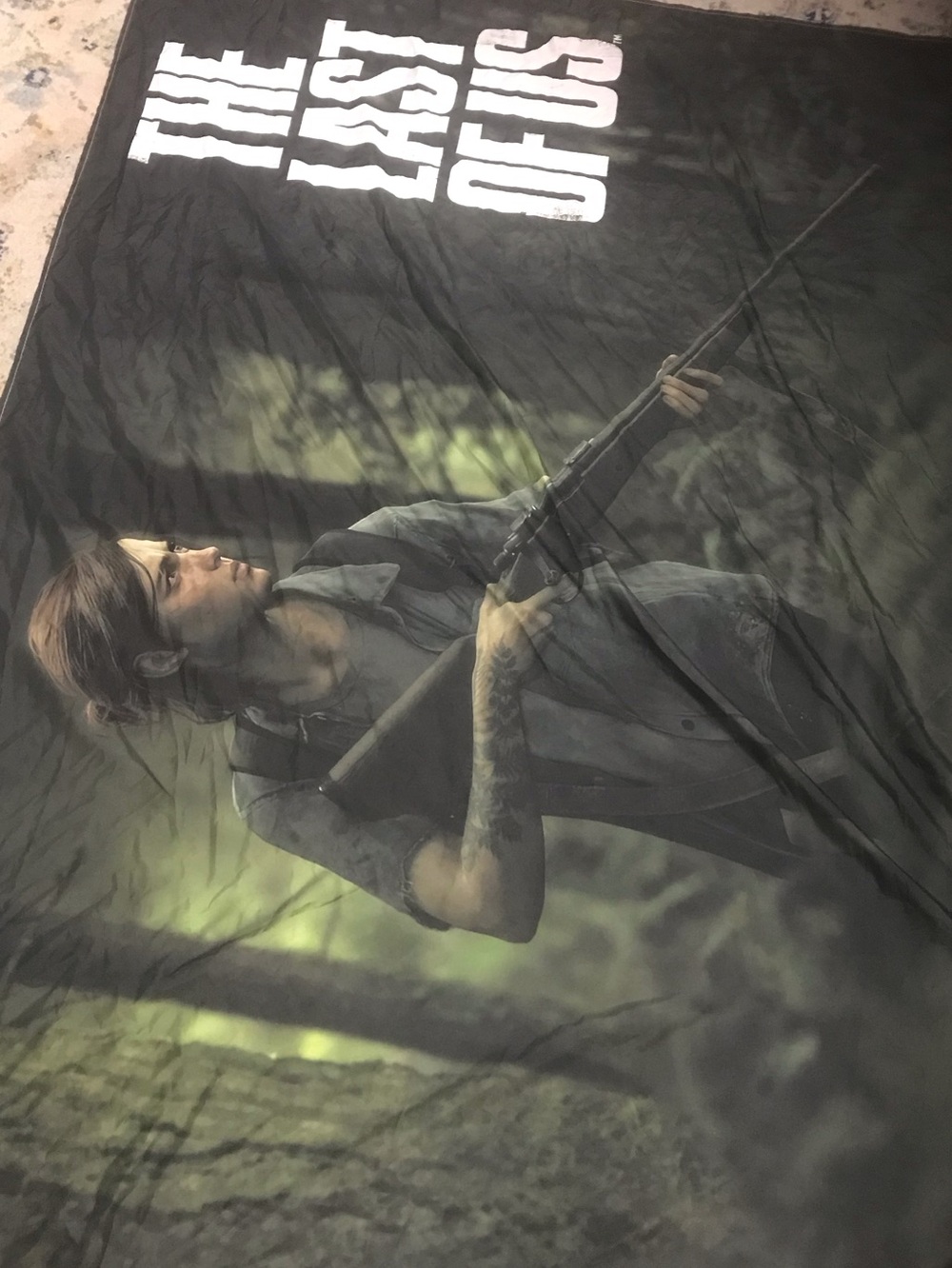 The Last of Us Black & Green Wall Hanging - Official Style